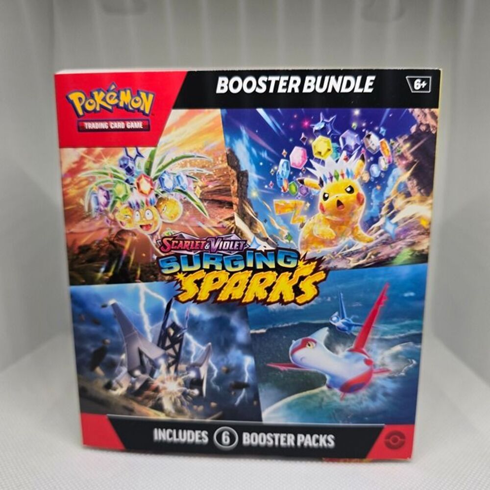 Pokemon Scarlet & Violet Surging Sparks Booster Bundle Empty